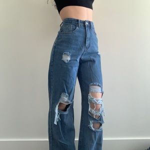 Brand new distressed jeans from Shein size s